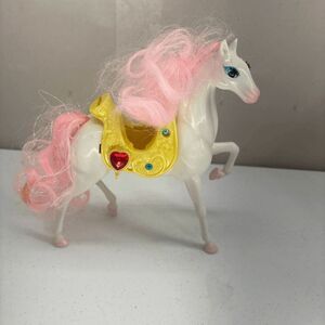 1994 TYCO Secret Wish STARLOVE White Horse with a Pink Mane - No Accessories